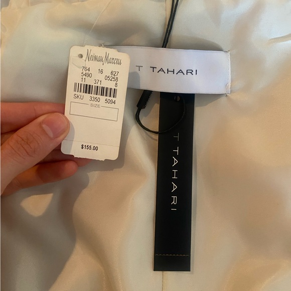 T Tahari Callie Vanilla Cream Women's Trench Coat - Picture 8 of 10
